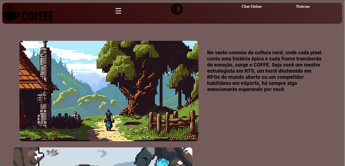 imagem do site coffe
